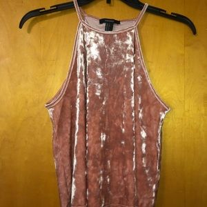 Forever21 Velvet Halter Top✨